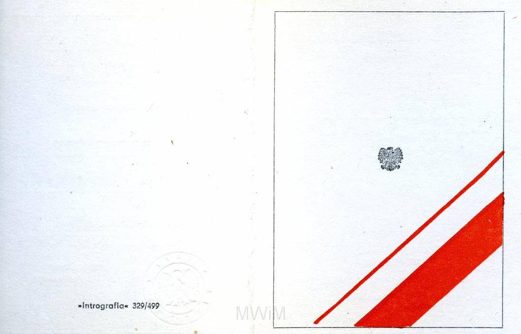 KKE 3266-2.jpg - Legitymacja PRL, Medal 40 PRL,Warszawa, 22 VII 1984 r.
